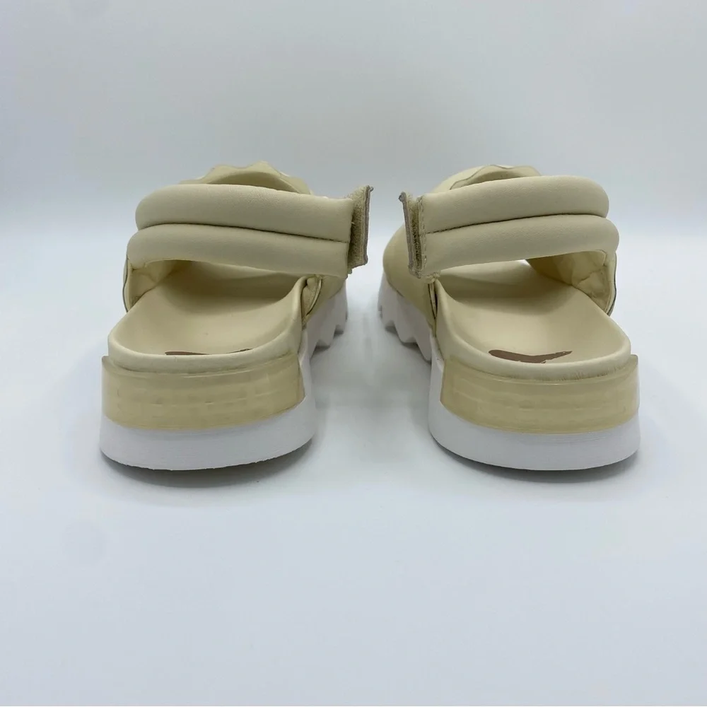 Sorel Honey White Sea Salt Viibe Slingback Sandals Size 7.5